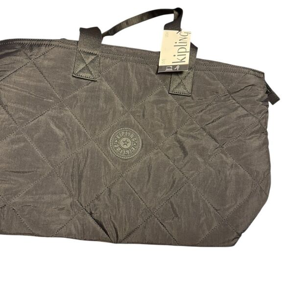 Kipling Black Colissa Up Laptop Tote Bag - Picture 7 of 10